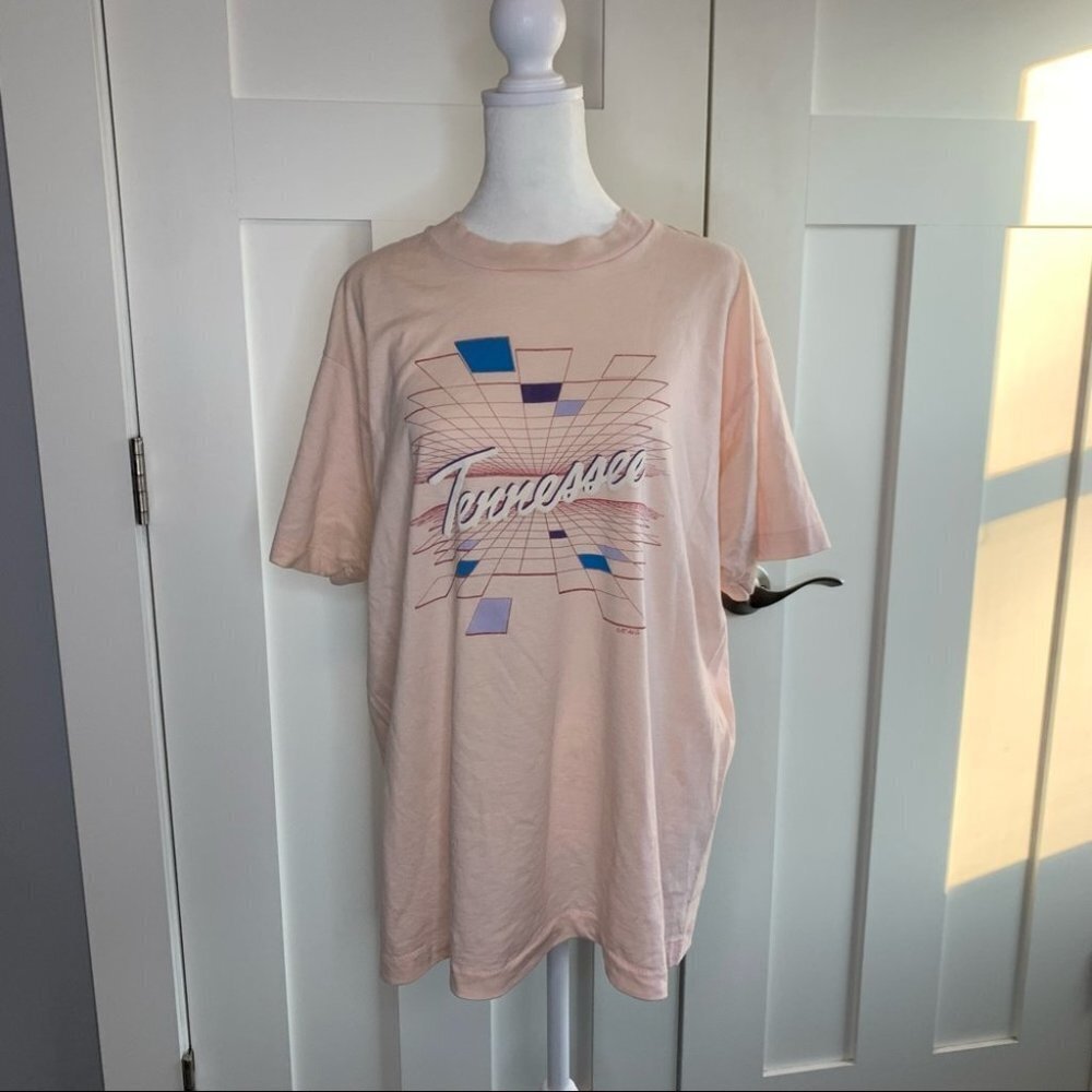 Vintage Single Stitch Tennessee Pink T Shirt a size XL - Picture 1 of 6